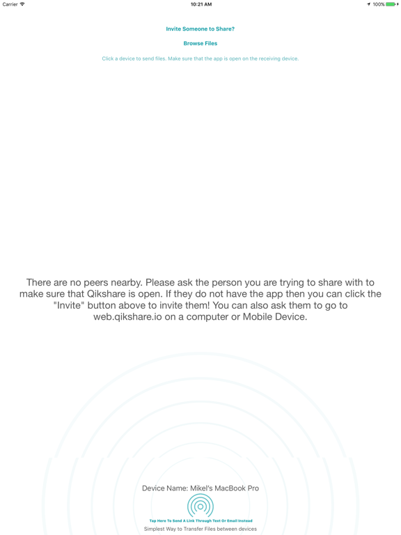 Screenshot #4 pour QikShare - Share Anything