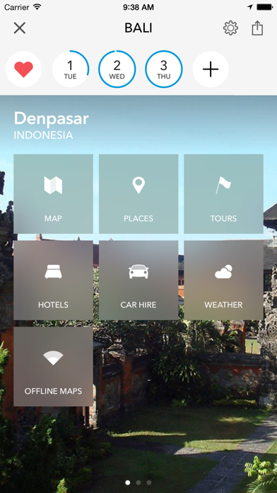Screenshot #1 pour Bali - Carte hors ligne et guide de la ville