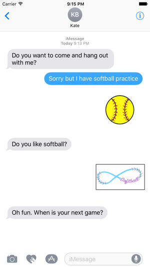 Softball Stickers(圖2)-速報App