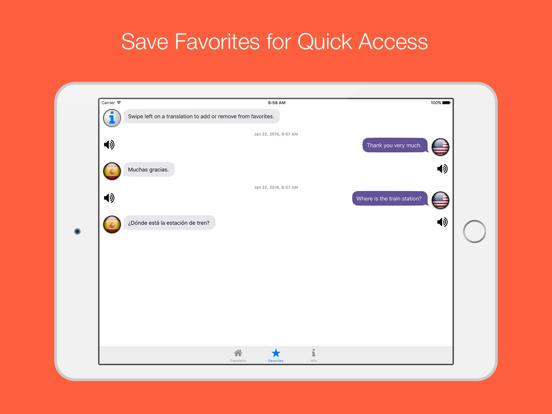 Translator - Translate Text and Speech iPad screenshot 4 - Productivity app