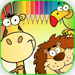 Animaux Coloring Book - Finger peinture Livre