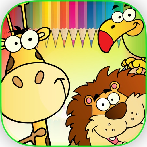 Animals Coloring Book - Finger Paint Book icon