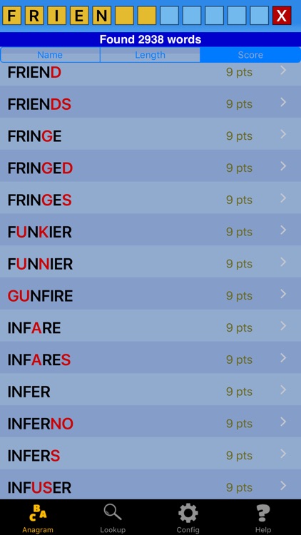 WWF Helper - Anagram & Word for Words with Friends