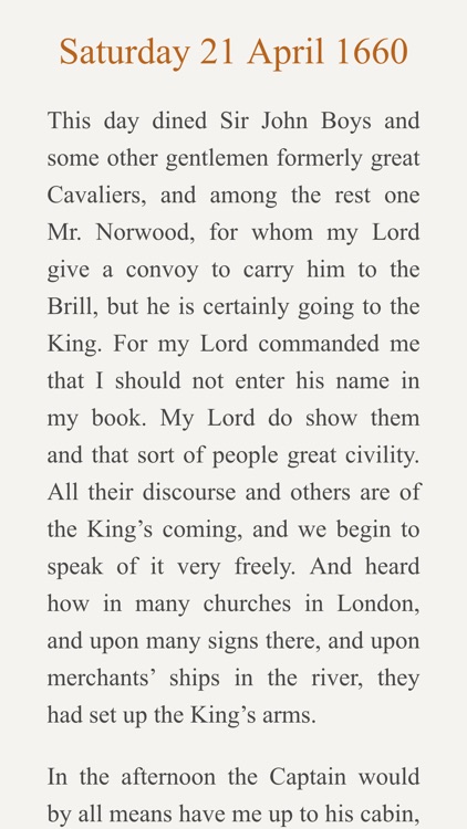 Pepys Diary