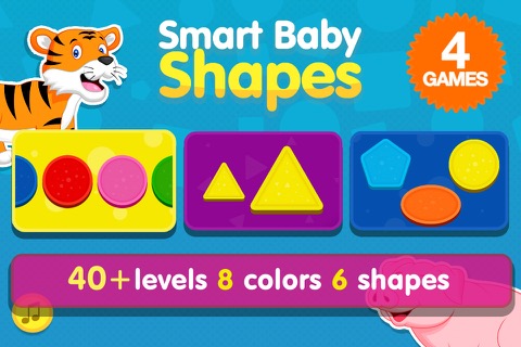 Smart Baby Shapes: Learning games for toddler kidsのおすすめ画像1