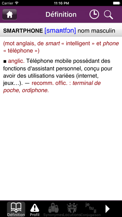 Screenshot #2 pour Dictionnaire DIXEL Mobile