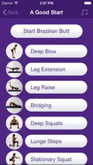 brazilian butt – personal fitness trainer app iphone screenshot 2