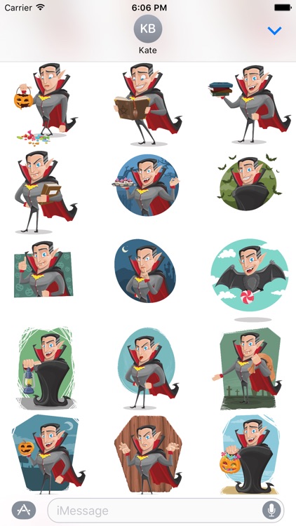 Count Transylvania - Funny Vampire Sticker Pack