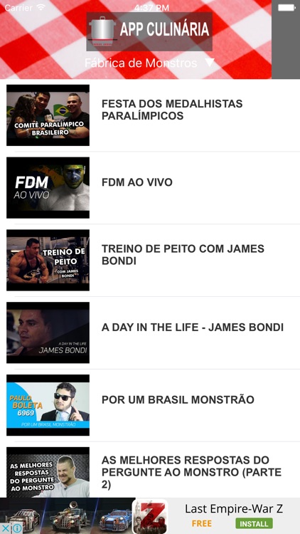 App Culinária screenshot-3