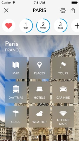 Paris Offline Map & City Guideのおすすめ画像1