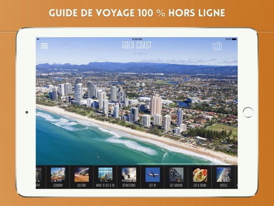 Screenshot #4 pour Gold Coast Guide de Voyage avec Cartes Offline