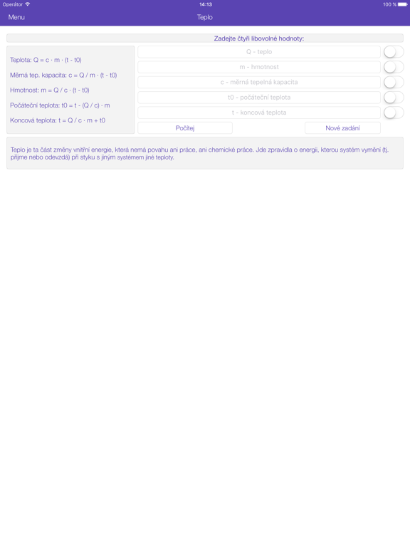 Screenshot #6 pour Fyzikální vzorce
