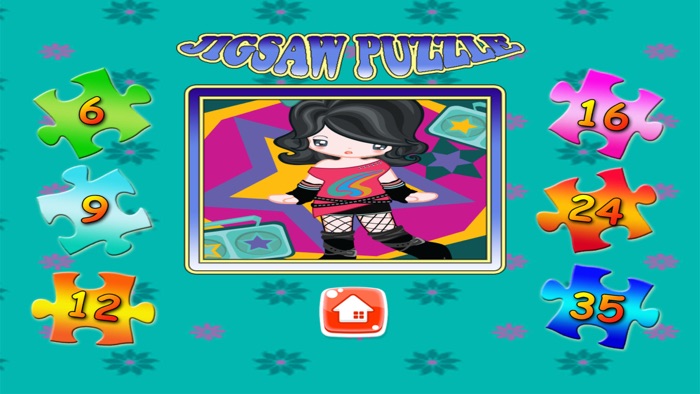 子供のための少女ジグソー パズル