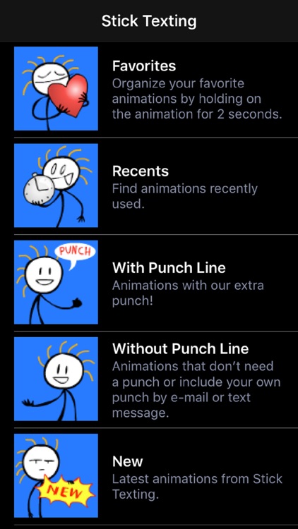 Stick Texting Lite screenshot-0
