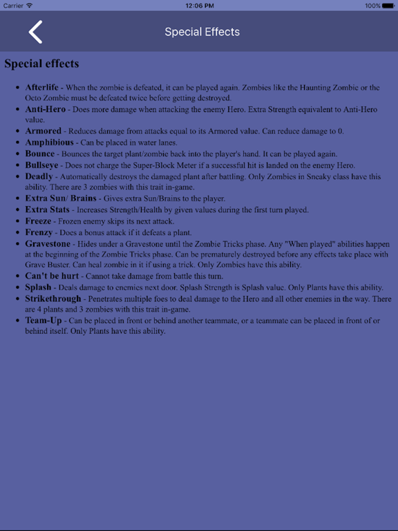 Screenshot #4 pour Guide for PlantsvsZombies Heroes Edtion