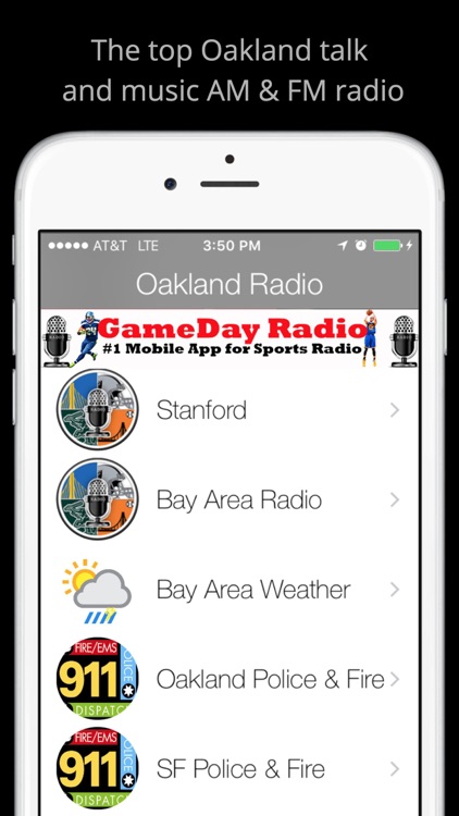 Oakland GameDay Live Radio - Raiders Nation and Warriors Edition screenshot-3