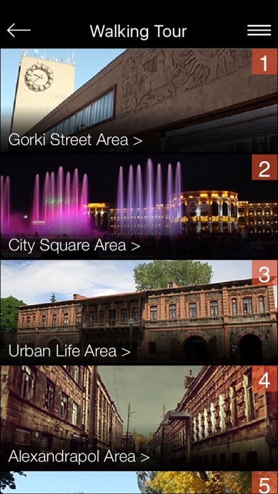 Visit Gyumri iPhone screenshot 2 - Travel app