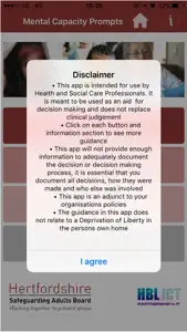 Mental Capacity Assessments screenshot #1 for iPhone
