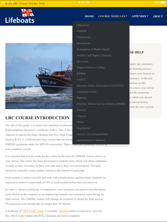 Screenshot #6 pour RNLI LRC Training Course