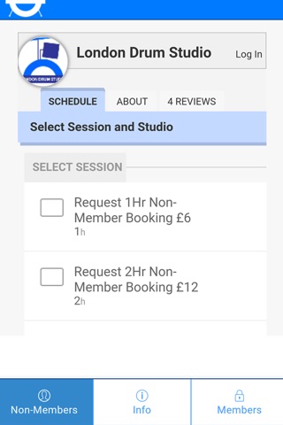 London Drum Studio Bookings screenshot 2