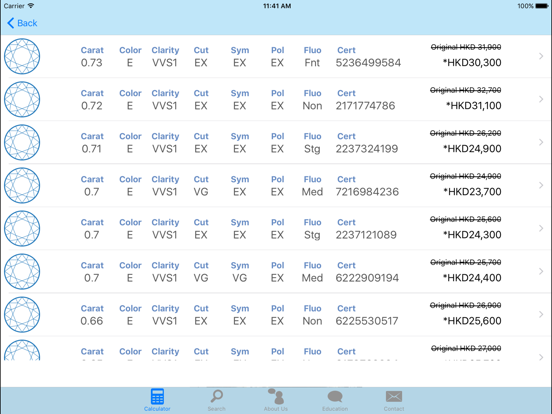 Screenshot #5 pour Buy Diamond - Diamond Price Calculator 鑽石價格計算機