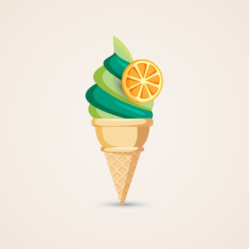 Ice cream Recipes: Food recipes & cookbook Icon