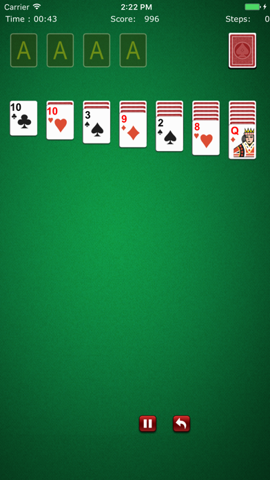 Screenshot #1 pour Free Solitaire HD+