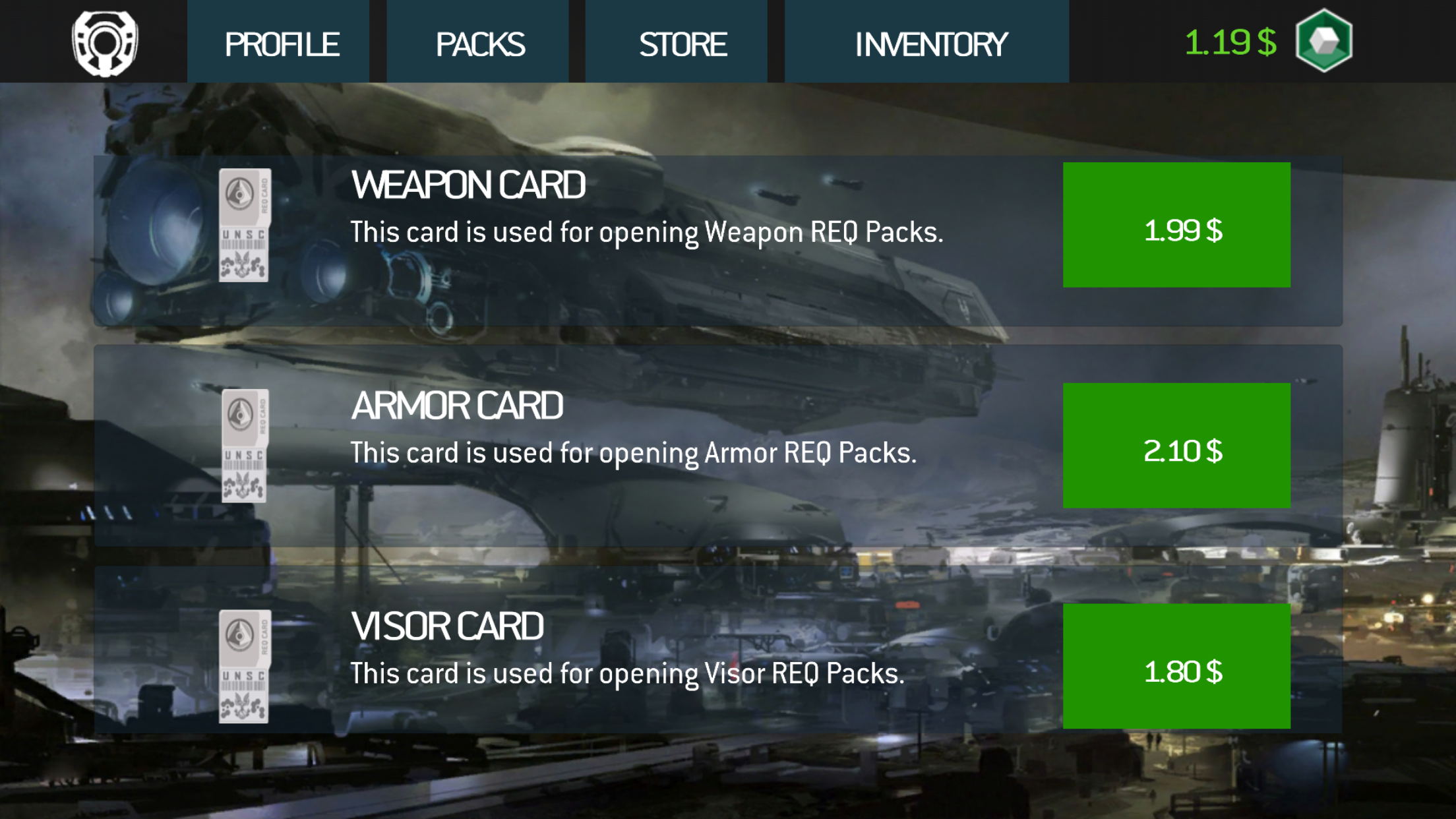 REQ Pack Simulator for Halo 5: Guardians