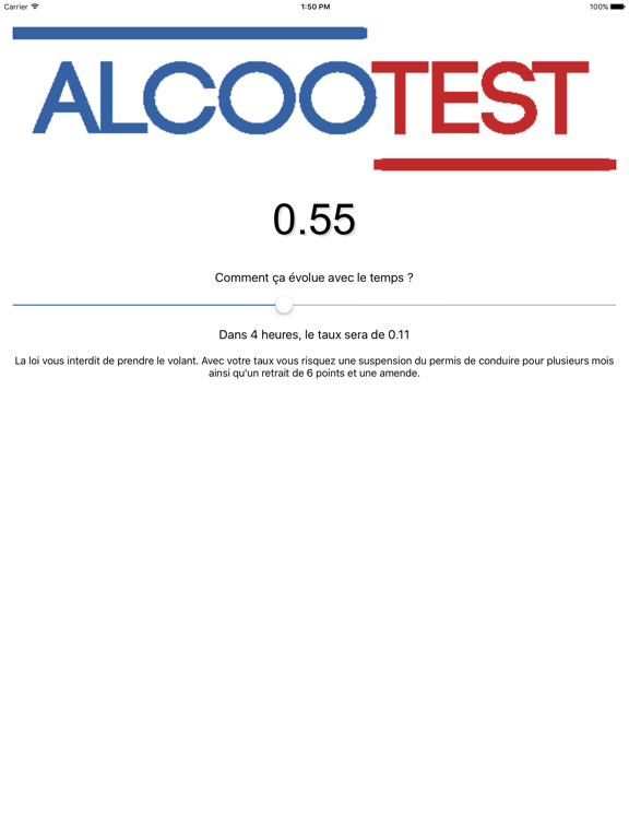 Screenshot #5 pour Alcootest Français