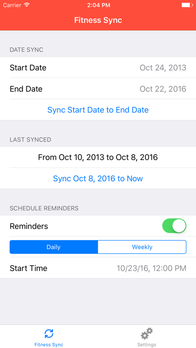 Fit Sync for Fitbit t... screenshot1