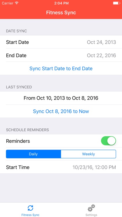 Fit Sync for Fitbit to Health