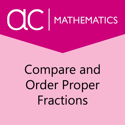 Compare and Order Proper Fractions icon