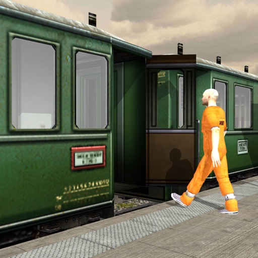 Prison Escape Train Driving 3D Icon