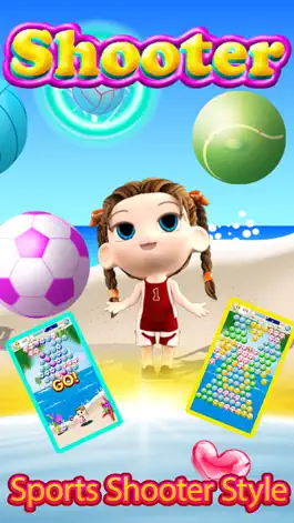 Game screenshot Bubble Shooter Beach Sports Girl apk