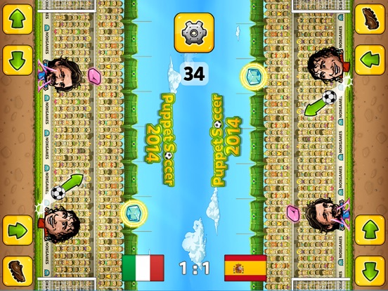 Puppet Soccer 2014 - Kampioenschap voetbal van de Marionette wereld iPad app afbeelding 4