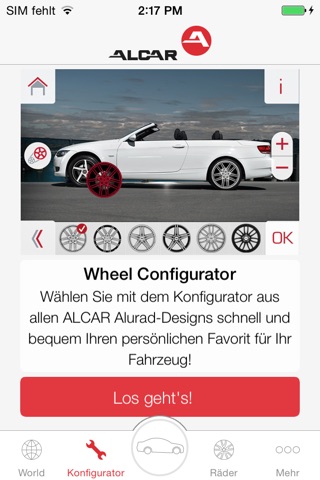 ALCAR Wheels Configurator screenshot 2