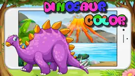 Game screenshot 1st Dinosuar Colour Matching Coloring Girls & Boys hack