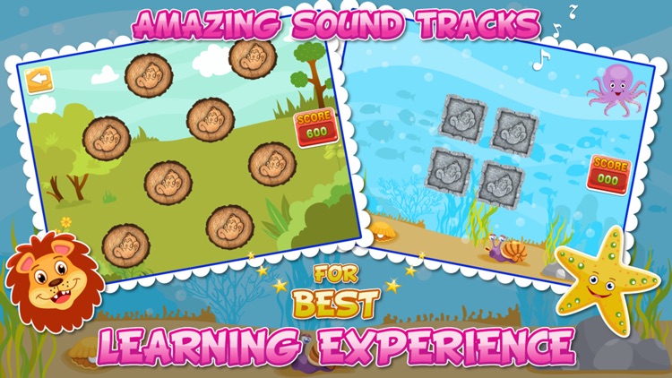 Animals Matching Blocks for Kids