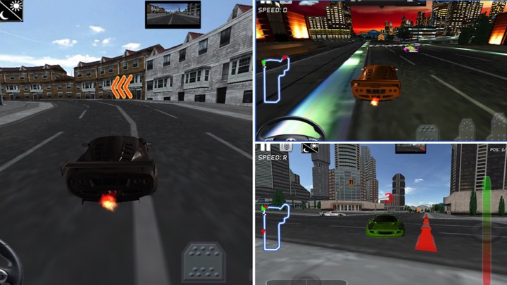 Screenshot #2 pour Street Circuit Racing 3D High Speed Road Car Racer