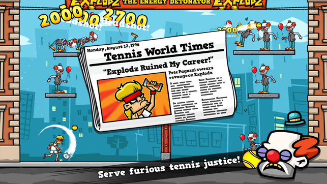 ‎Tennis in the Face Screenshot