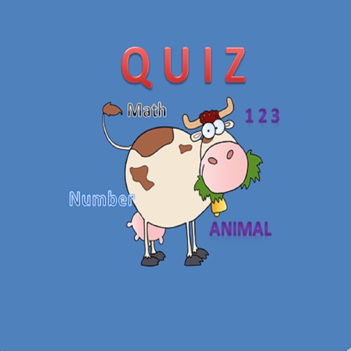 123 genius abc quiz animals in english for kids icon