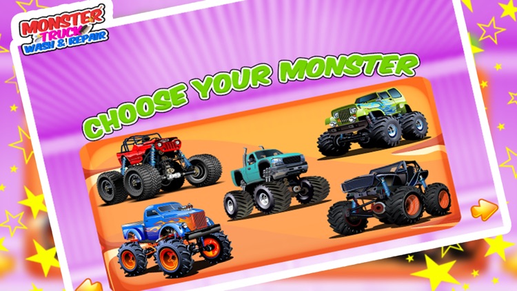 Monster Truck Wash And Repair－Funny Monster Car Clean Up And Care