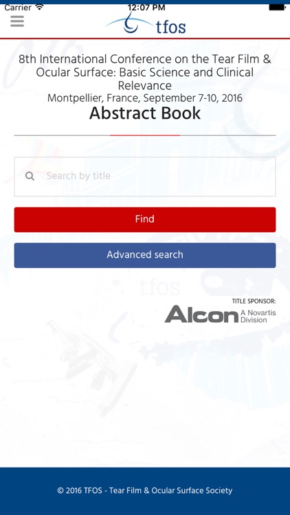 TFOS 2016 Abstract Book