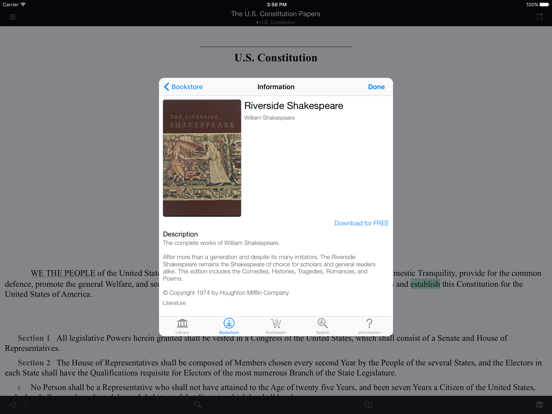WordCruncher iPad screenshot 5 - Reference app