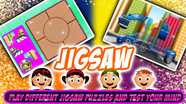 Car & Truck Puzzle for Kids- Educational Game