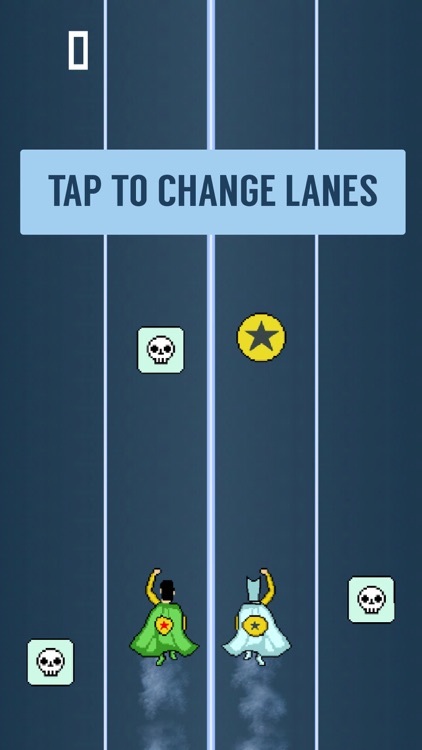 2 Superheroes - superhero flying career