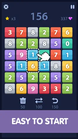 Game screenshot Match and Merge - Six board sizes number puzzle apk