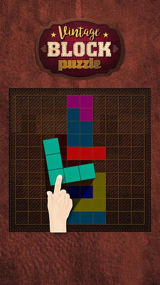 #5. Vintage Block Puzzle Game (iOS) Podle: Athena Studio