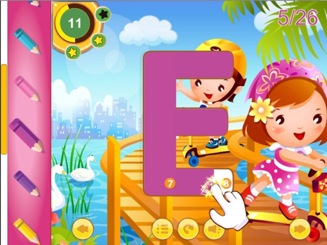 ‎ABC英文字母拼音和跟踪孩子