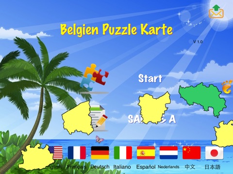 Belgium Puzzle Map screenshot 3